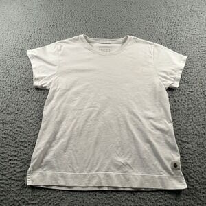 Stio T-Shirt Womens S White Short Sleeve Crewneck Casual Tee Small Logo Everyday